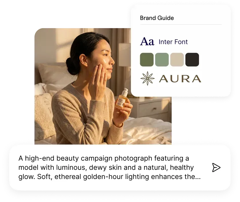 Adding a brand guide and design style for consistent generations
