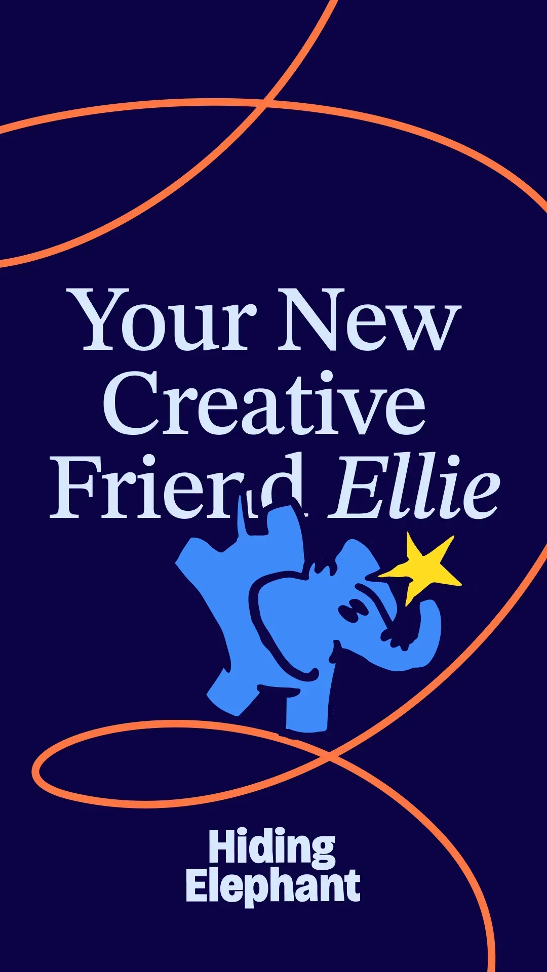 Ellie, the Hiding Elephant creative assistant